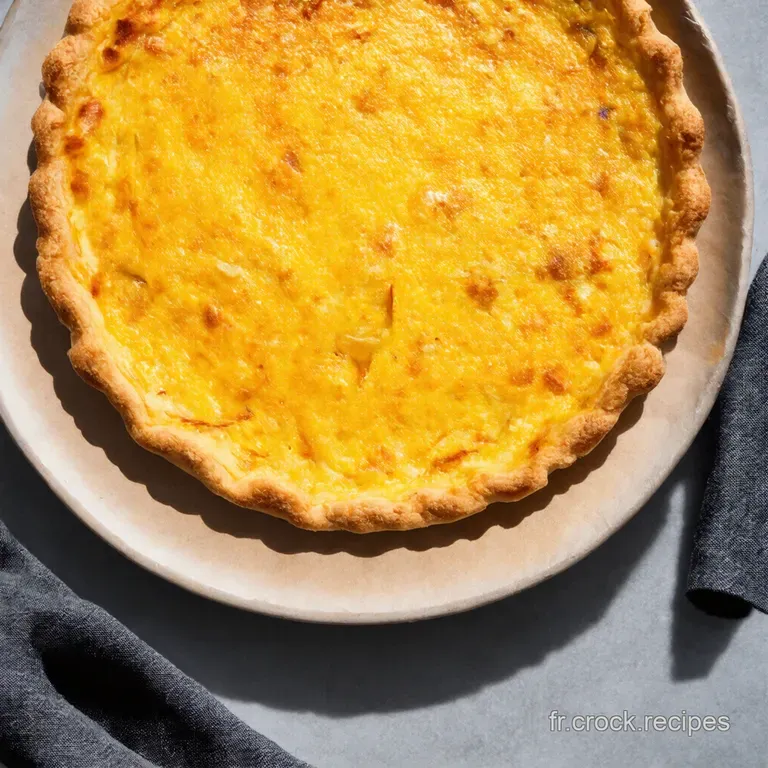 Quiche aux Poireaux Le Classique R&eacute;confortant