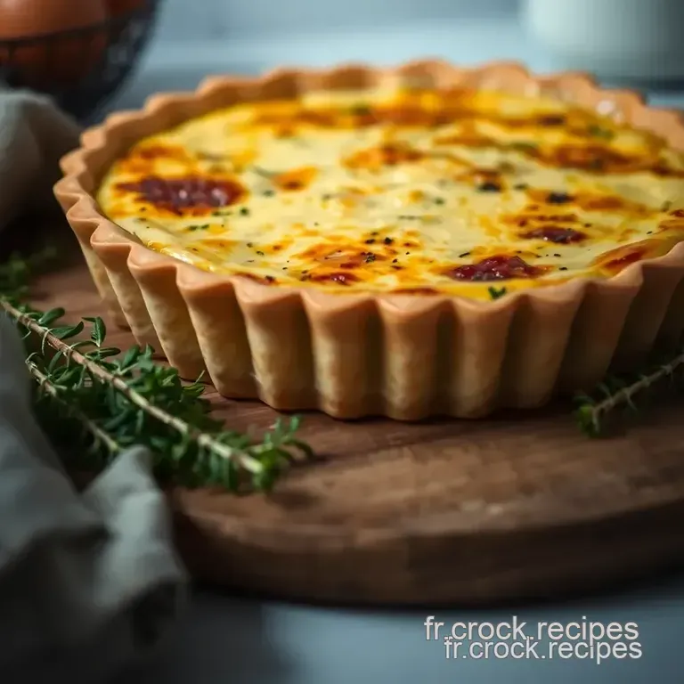 Quiche Lorraine: Classique Revisit&eacute;e presentation