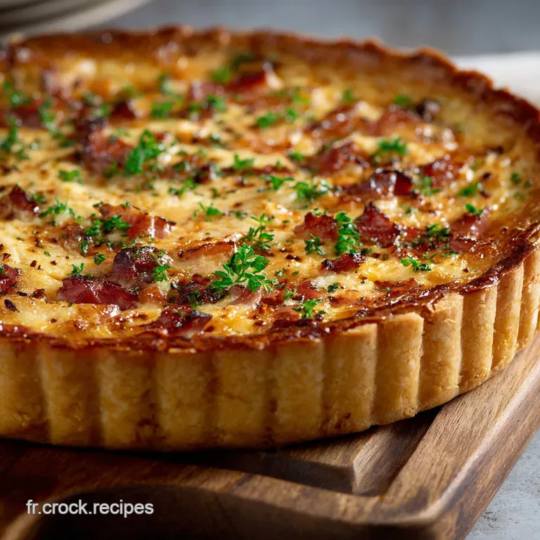 La Quiche Lorraine Sans P&acirc;te Authentique Simple et Tellement L&eacute;g&egrave;re