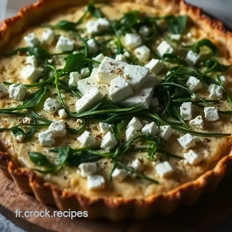 Quiche Savoyarde Aux Champignons Et Fromage presentation