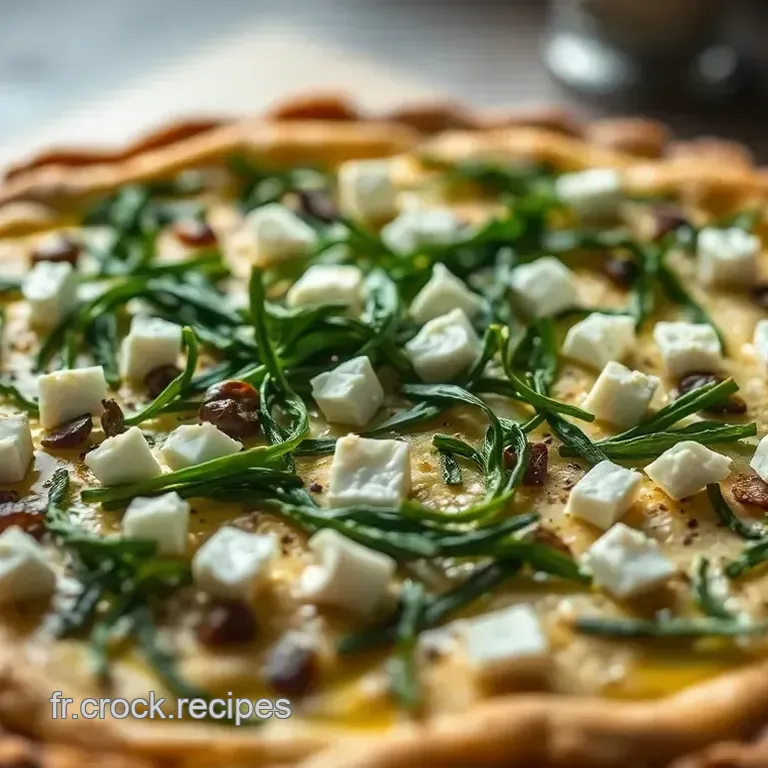 Quiche Savoyarde aux Champignons et Fromage