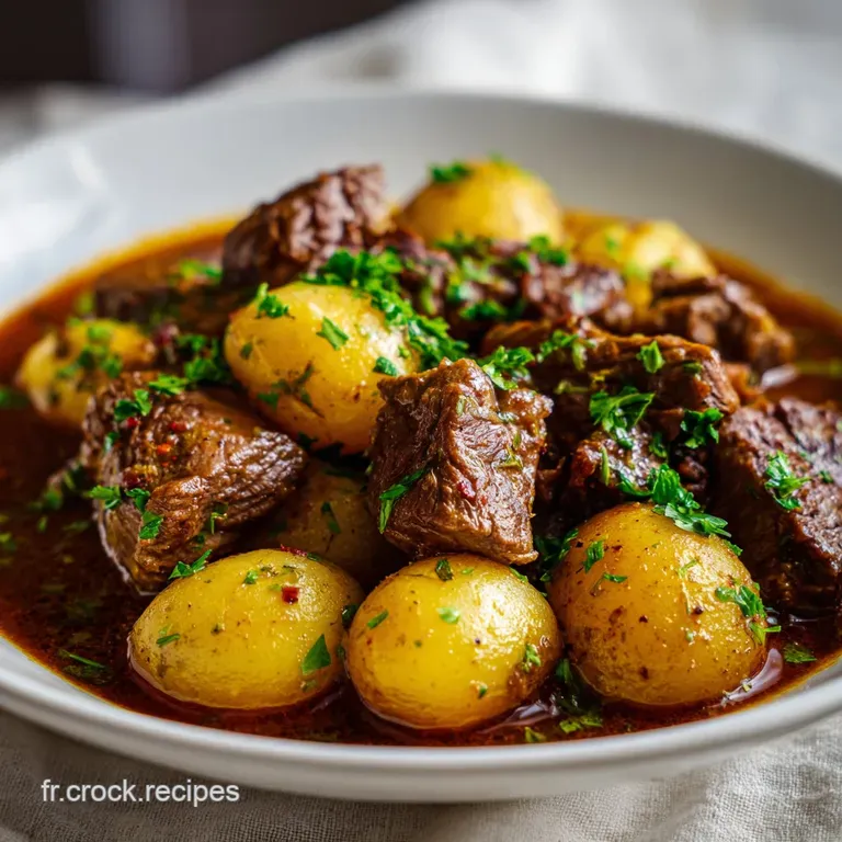 Rago&ucirc;t d Agneau aux Pommes de Terre