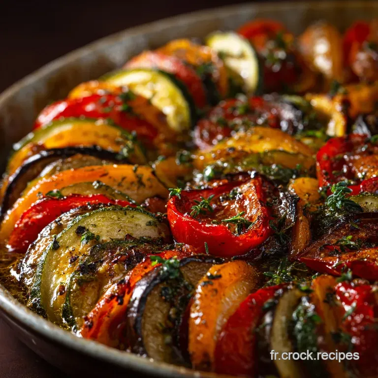 Ratatouille Proven&ccedil;ale Le Secret Du Mijotage Lent Pour Une Texture Parfaite presentation
