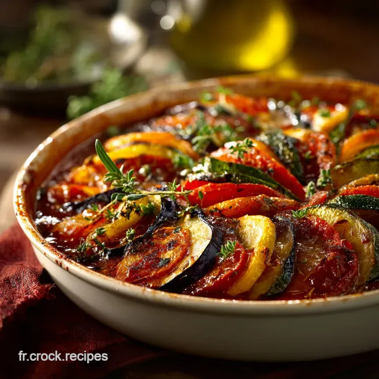 Ratatouille Proven&ccedil;ale Le secret du mijotage lent pour une texture parfaite