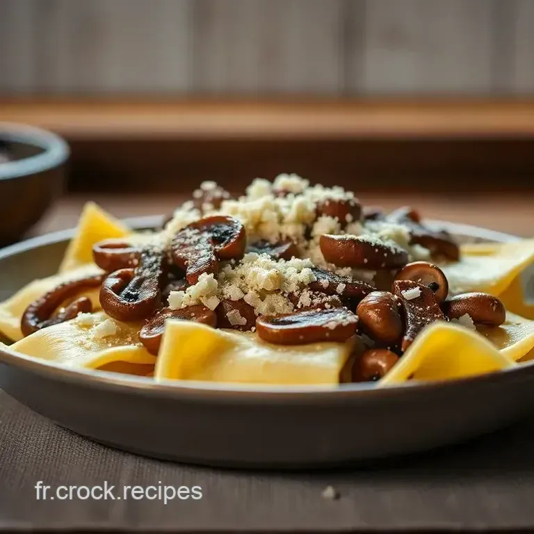 Ravioles Maison aux Champignons et Ricotta
