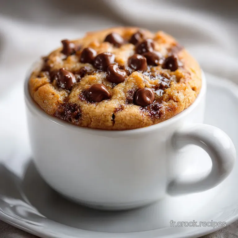Cookie Mug Chocolat P&eacute;pites Moelleux