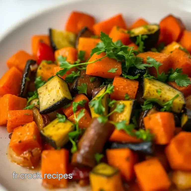 Recette De Cabas De L&eacute;gumes R&ocirc;tis presentation