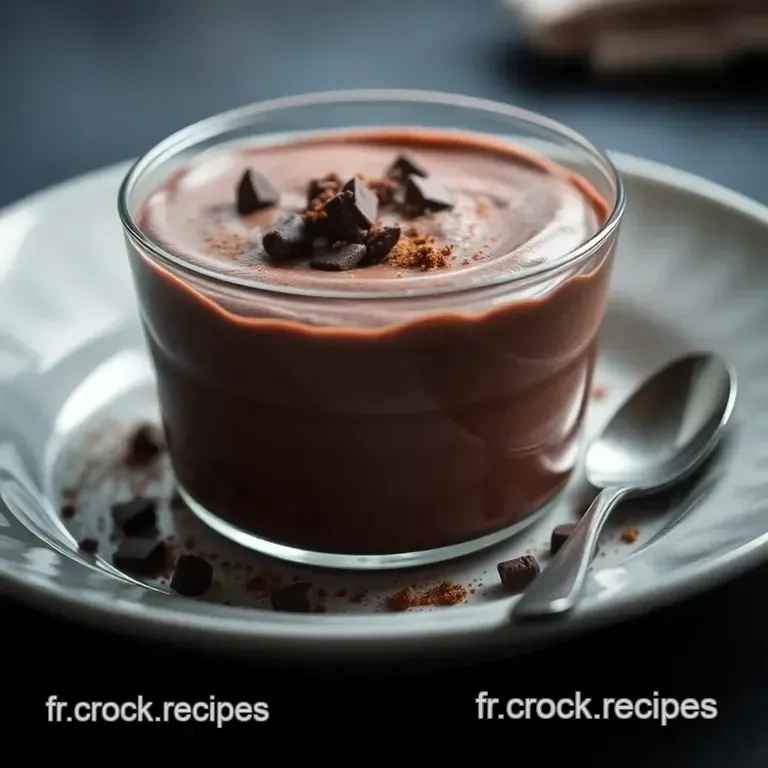 Recette De Mousse Au Chocolat Classique presentation