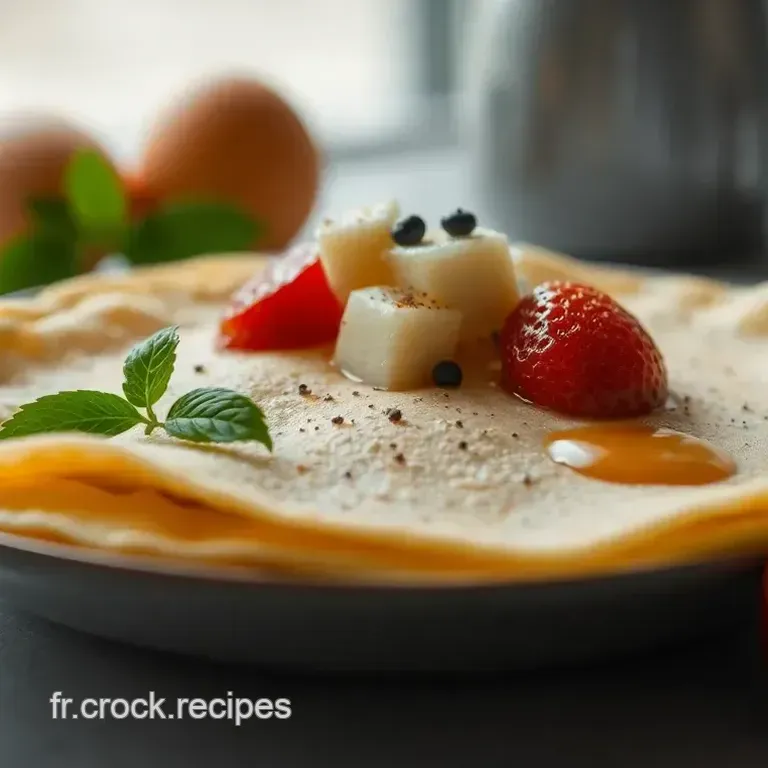 Recette de P&acirc;te &agrave; Cr&ecirc;pes avec Amour