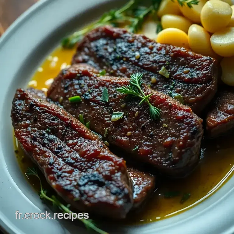 Recette De Rumsteak Parfait presentation