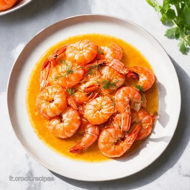 Recette de Saumon et Crevettes &agrave; la Cr&egrave;me de Safran