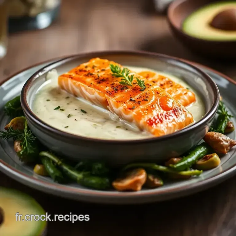 Recette De Saumon Fum&eacute; &Agrave; La Cr&egrave;me D&rsquo;avocat presentation