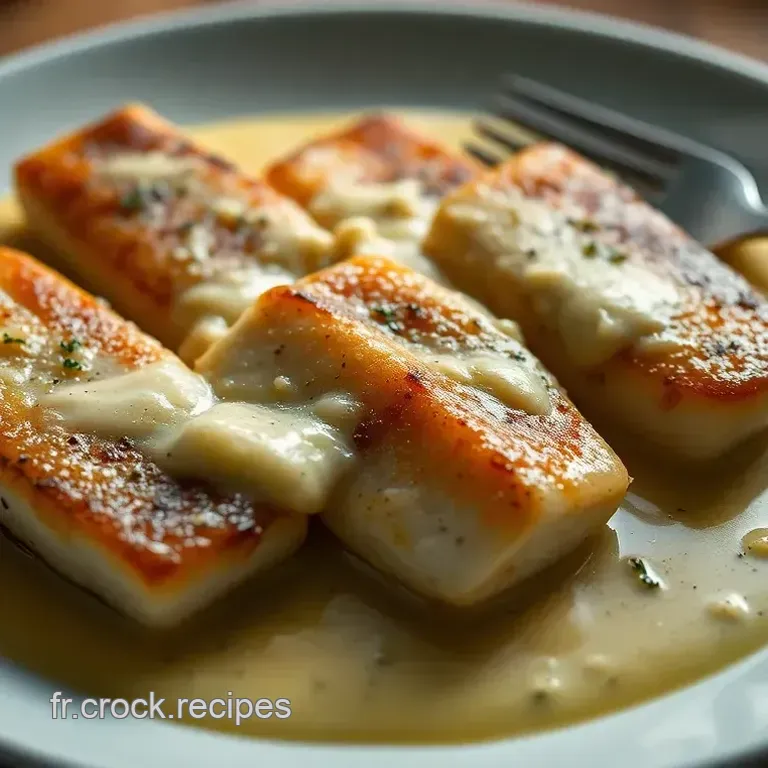 Recette du Dos de Cabillaud en Sauce Cr&eacute;meuse aux C&acirc;pres