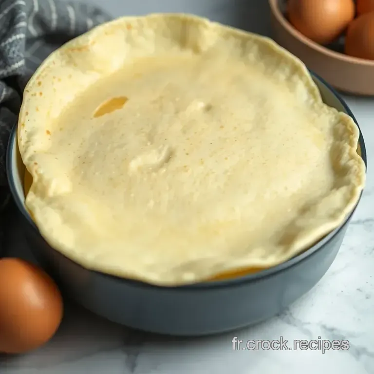 Recette P&acirc;te &Agrave; Cr&ecirc;pe Facile: La Bretonne presentation