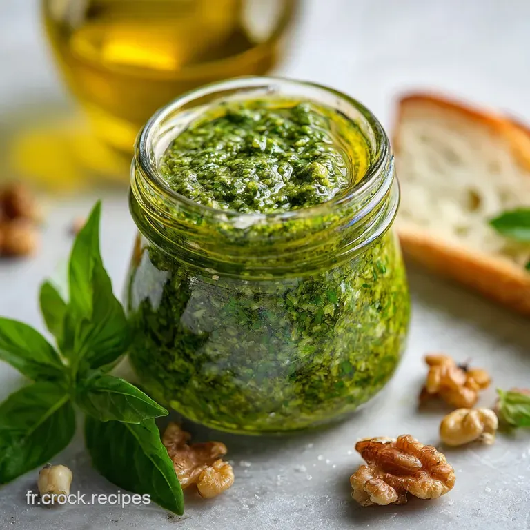 Recette Pesto Basilic Traditionnel Maison