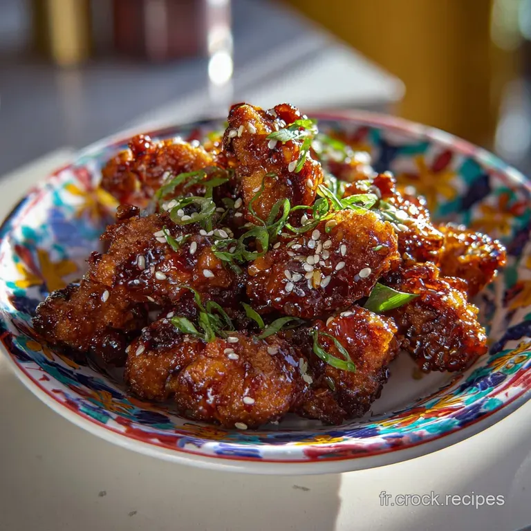 A perfectly roasted chicken thigh, caramelized and glossy, rests on a rustic wooden board with vibrant greens.