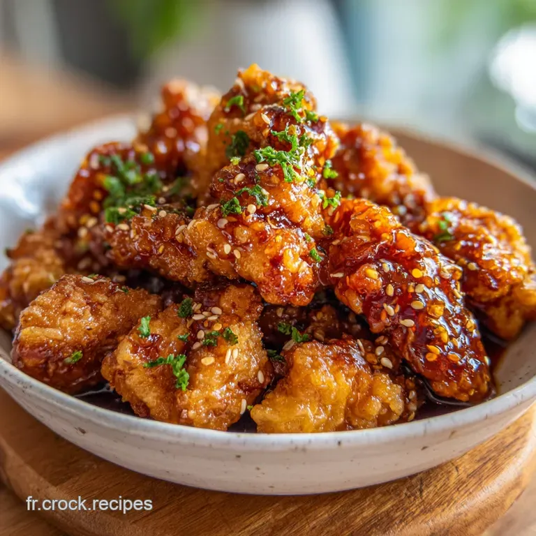 Poulet au Miel et Ail Croustillant