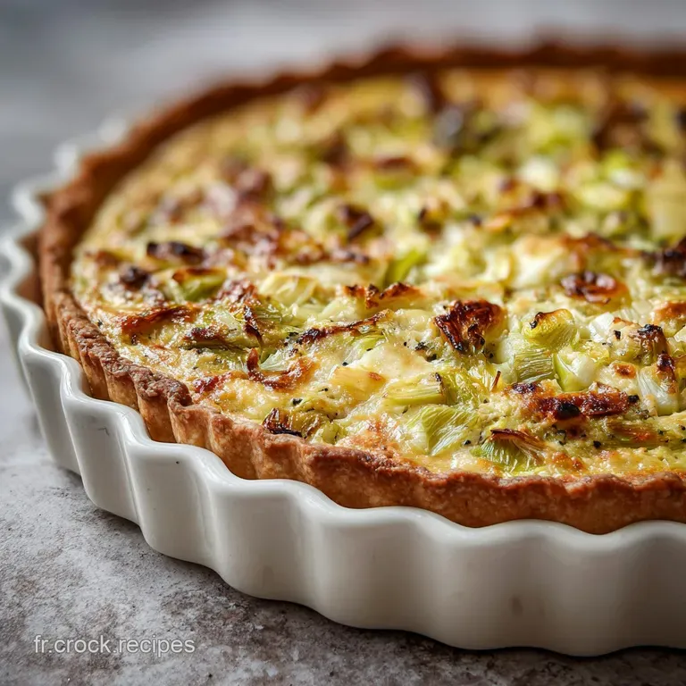 Recette Quiche aux Poireaux Classique