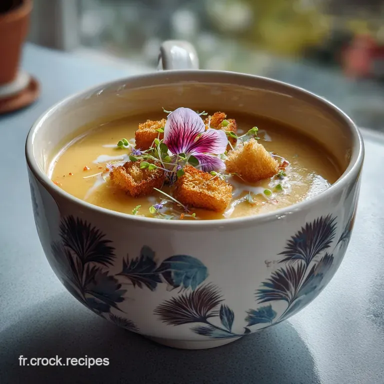 Recette Soupe : Velout&eacute; R&eacute;confortant