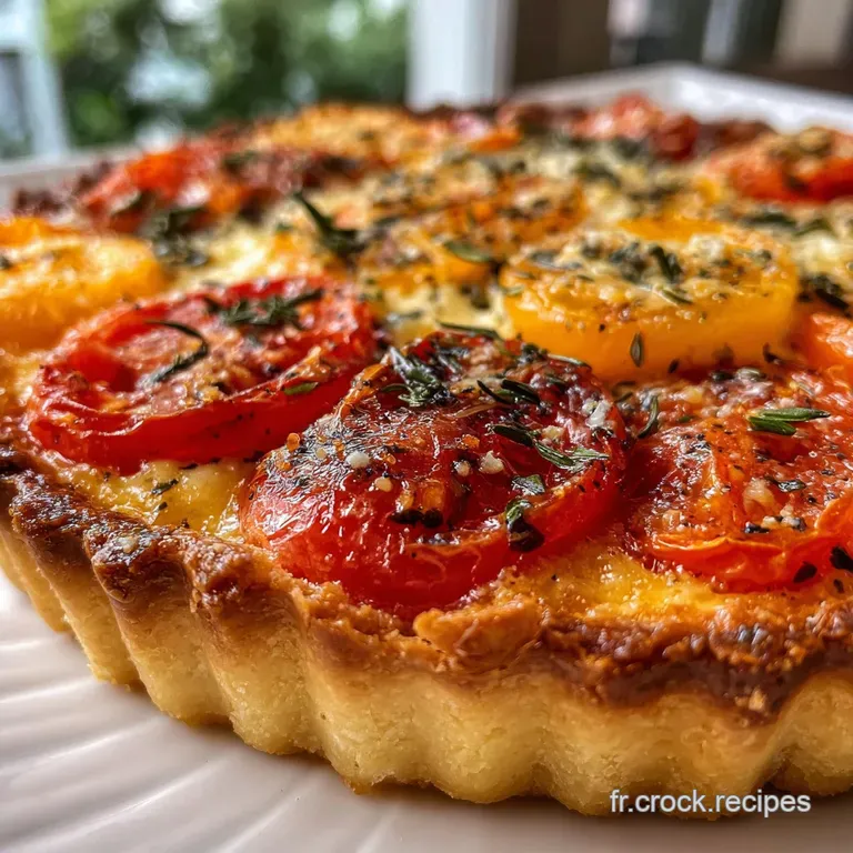 Recette Tarte &agrave; la Tomate Traditionnelle
