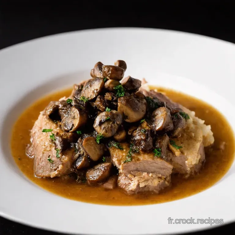 Ris de Veau Brais&eacute;s aux Morilles Sauce Cr&egrave;me et Vin Jaune