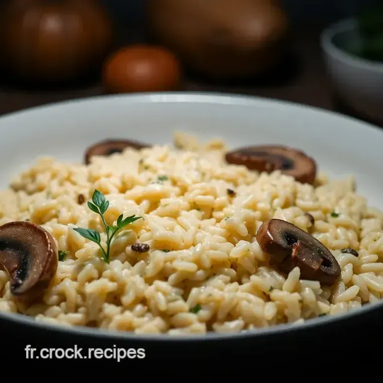 Risotto aux Champignons: Le Plat R&eacute;confortant Parfait