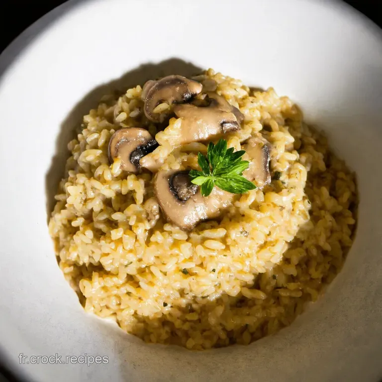 Risotto aux Champignons Sauvages Un Voyage en For&ecirc;t dans Votre Assiette