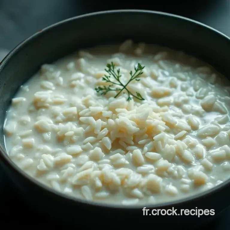 Riz au Lait de Coco Cr&eacute;meux