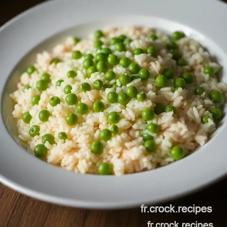Riz Au Petit Pois: Le Plat Chic Et Color&eacute; presentation