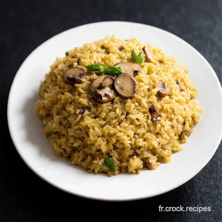 Riz Pilaf aux Champignons