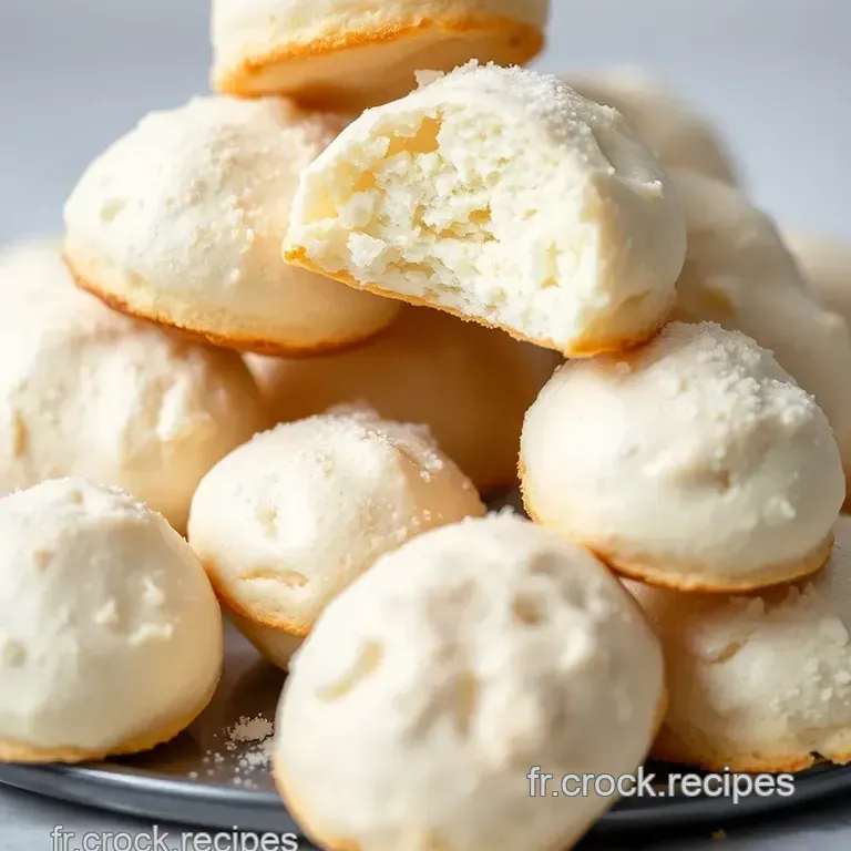 Rochers Coco: Classic French Coconut Macaroons presentation