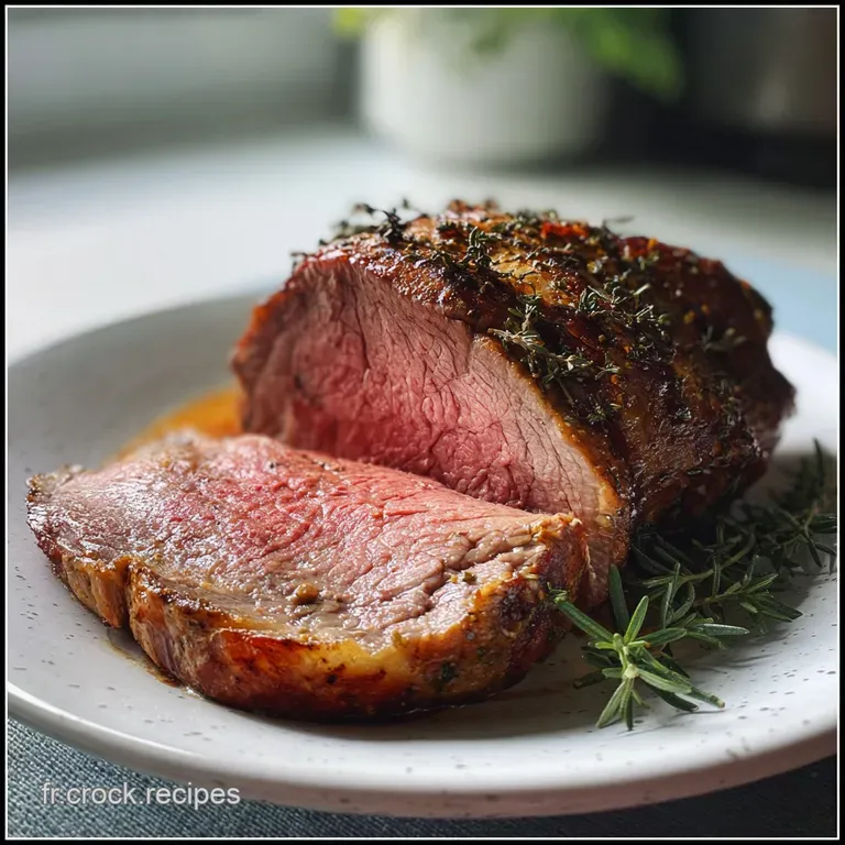 R&ocirc;ti de b&oelig;uf Parfait au Four