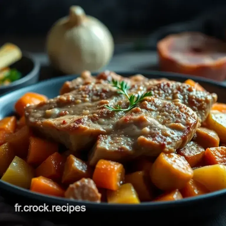 R&ocirc;ti de Porc Fondant en Mijoteuse: Le Classique R&eacute;confortant