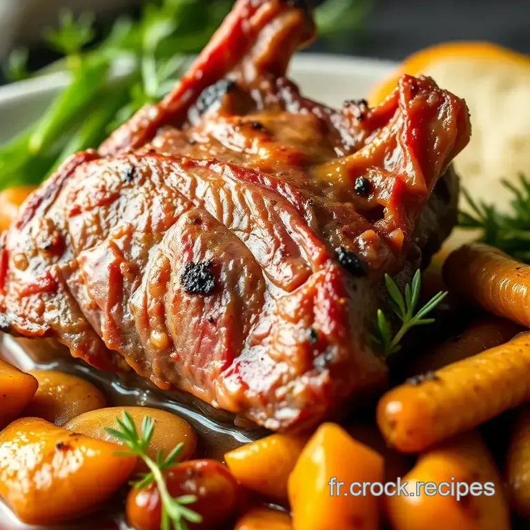 R&ocirc;ti De Veau &Agrave; La Fran&ccedil;aise presentation