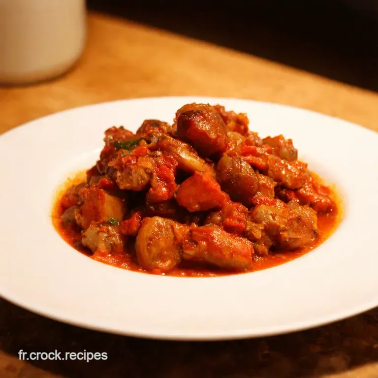 Rougail Saucisse Authentique Le Go&ucirc;t De La R&eacute;union presentation