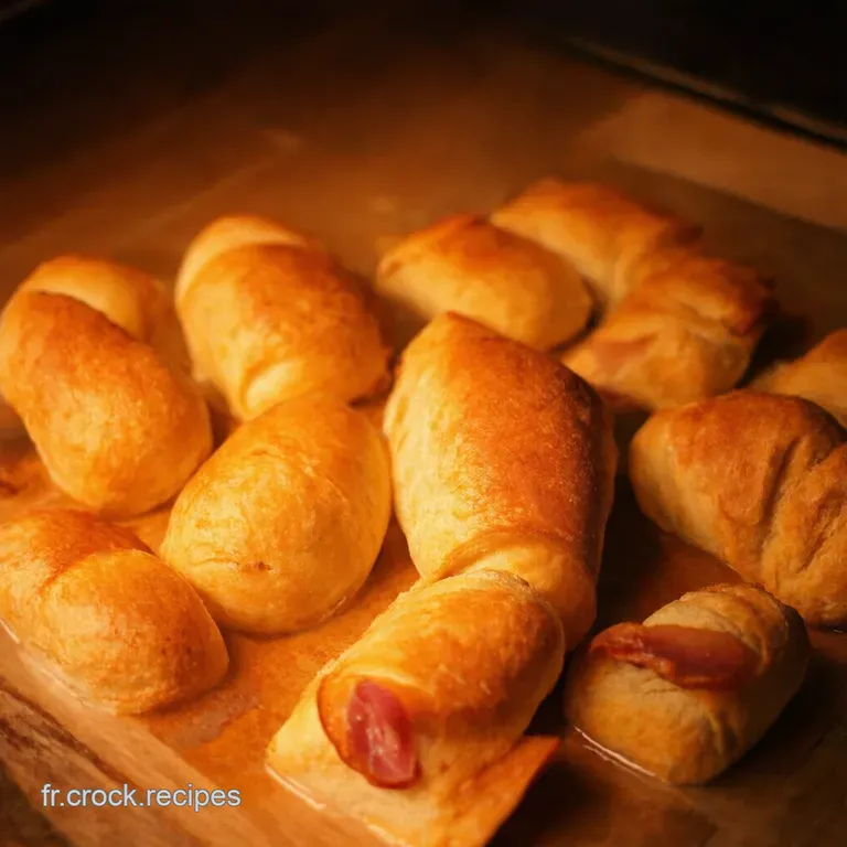 Rouleaux Feuillet&eacute;s Jambonfromage Rapides presentation