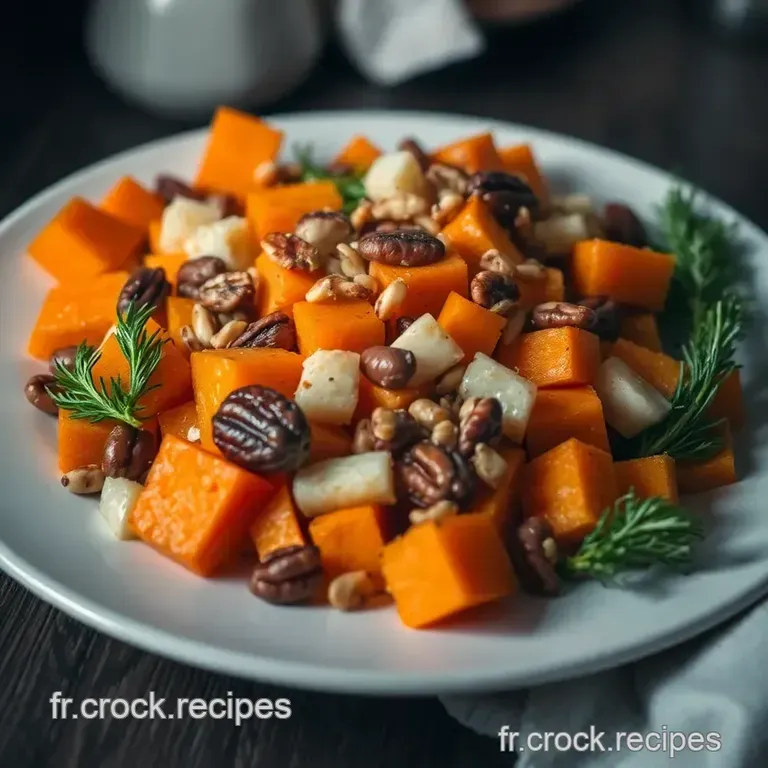 Salade Compos&eacute;e D hiver &ndash; Fra&icirc;cheur D hiver En Assiette presentation