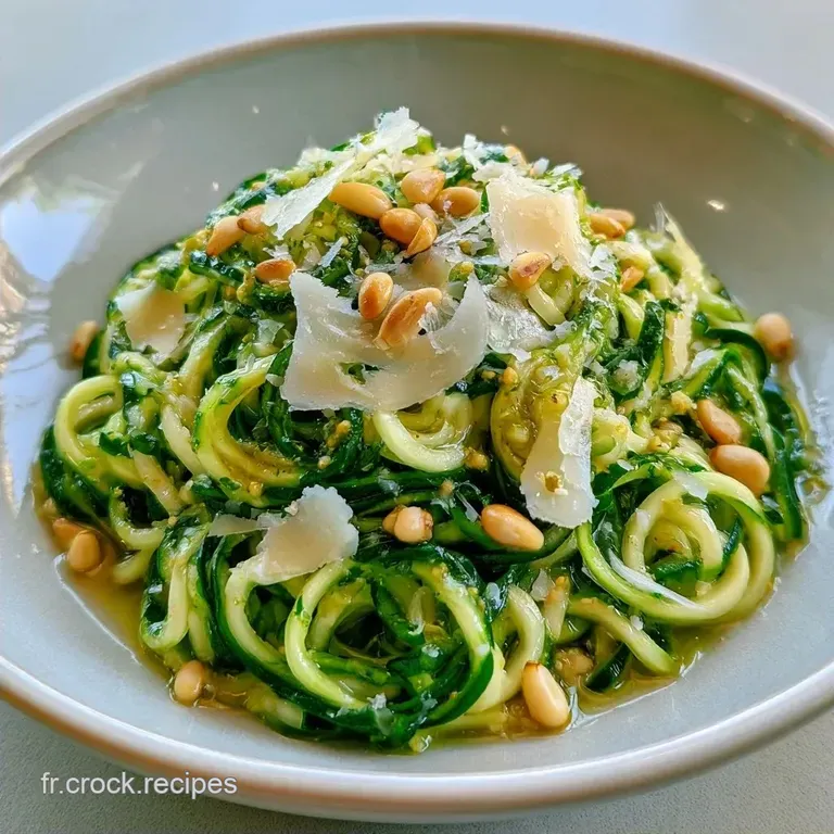 Salade Courgette Crue Parmesan au Citron