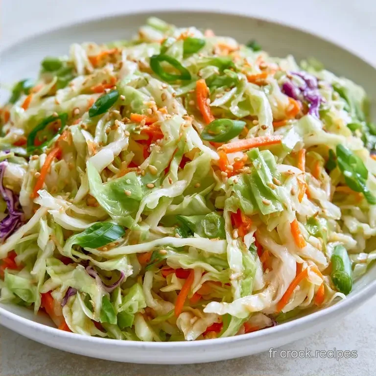 Salade De Chou Chinois Croquante