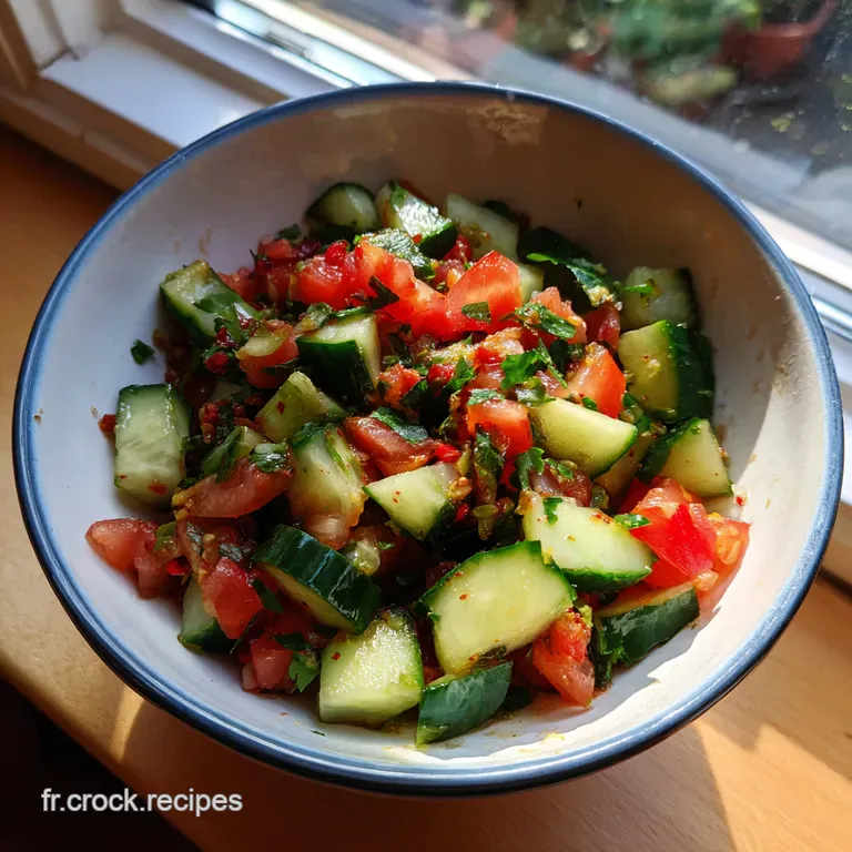 Salade de Concombre Minceur Le D&icirc;ner Complet Fa&ccedil;on Riviera