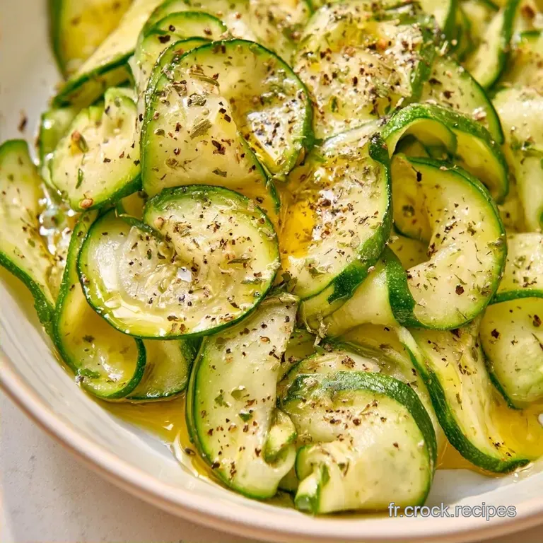 Salade De Courgettes &Agrave; La Proven&ccedil;ale &agrave; l Ail