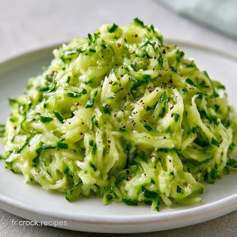 Salade De Courgettes R&acirc;p&eacute;es Au Citron