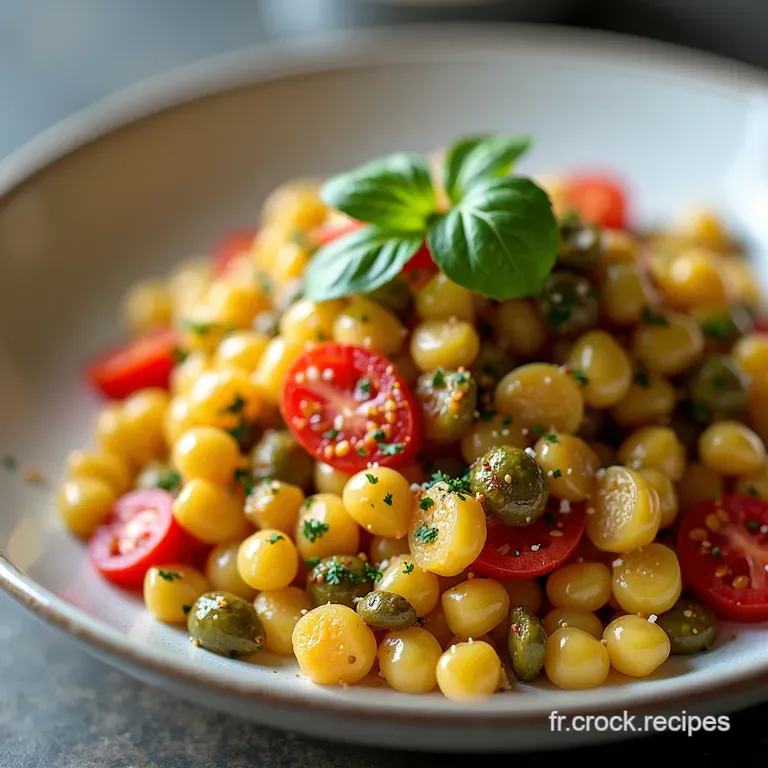 Salade de Lentilles Express &agrave; la M&eacute;diterran&eacute;enne