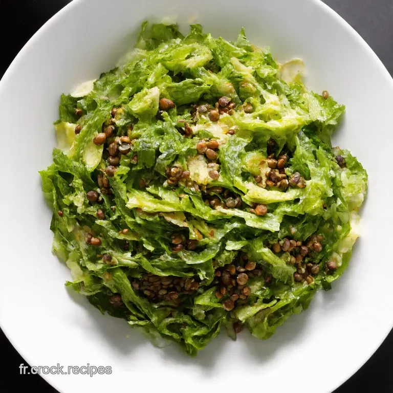 Salade de Lentilles Revigorante &agrave; la Fran&ccedil;aise