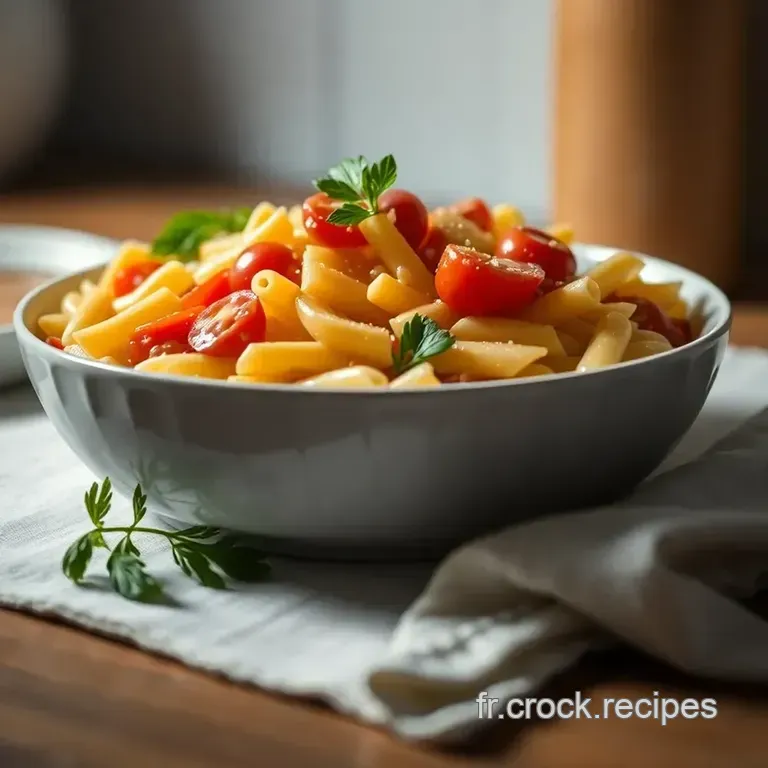 Salade De P&acirc;tes Estivale: Saveurs Du Soleil presentation