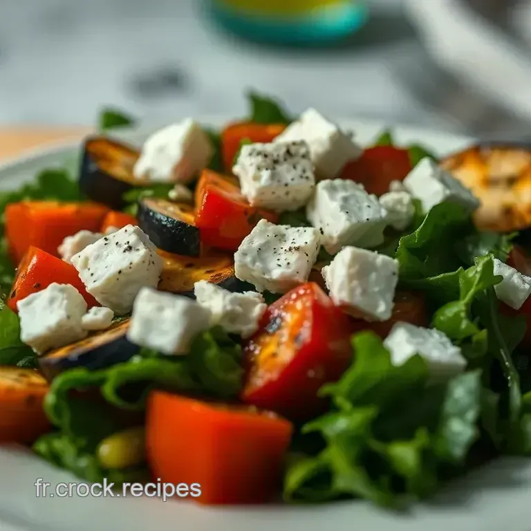 Salade de Petit &Eacute;peautre aux L&eacute;gumes Grill&eacute;s et Feta