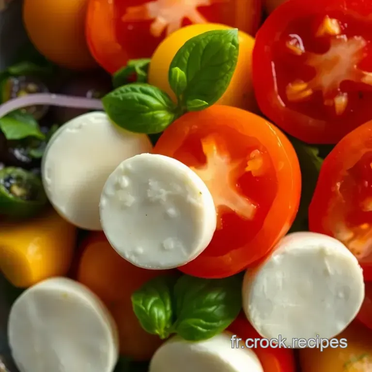 Salade Estivale Tricolore: a Symphony of Summer Tomatoes presentation