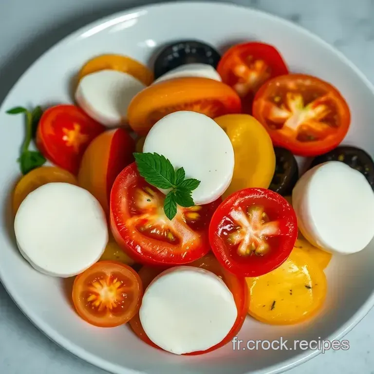 Salade Estivale Tricolore: A Symphony of Summer Tomatoes