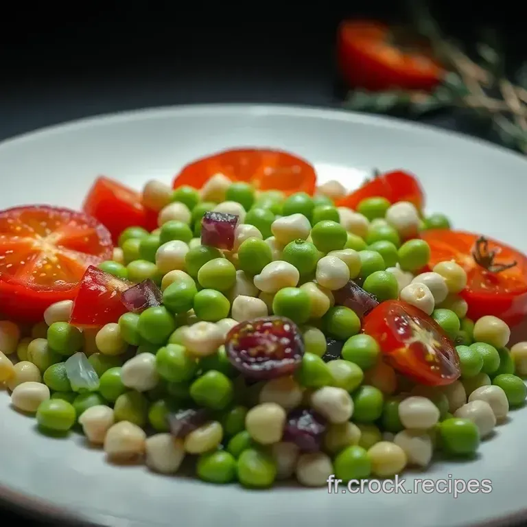 Salade Marocaine de Pois Chiches &Eacute;pic&eacute;e