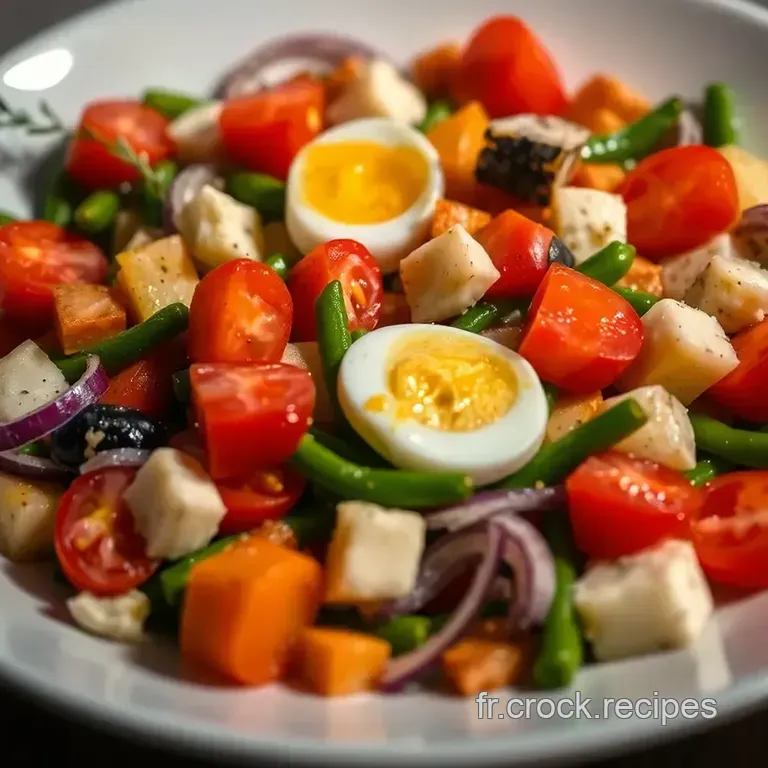 Salade Ni&ccedil;oise Magnifique presentation